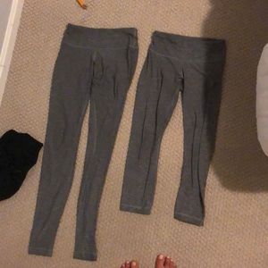 Bundle of two lululemon leggings size 2